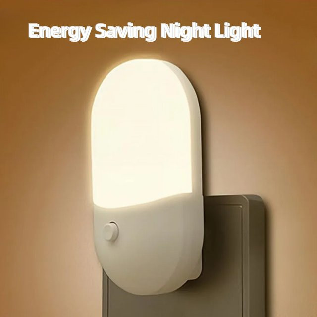 2er-Set Feimefeiyou Mini LED Nachtlicht in Warmweiß für Schlafzimmer und Kinderzimmer - Bild 1