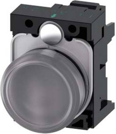 Siemens Leuchtmelder 3SU1103-6AA70-3AA0 in Grau und Transparent aus Kunststoff - Bild 1
