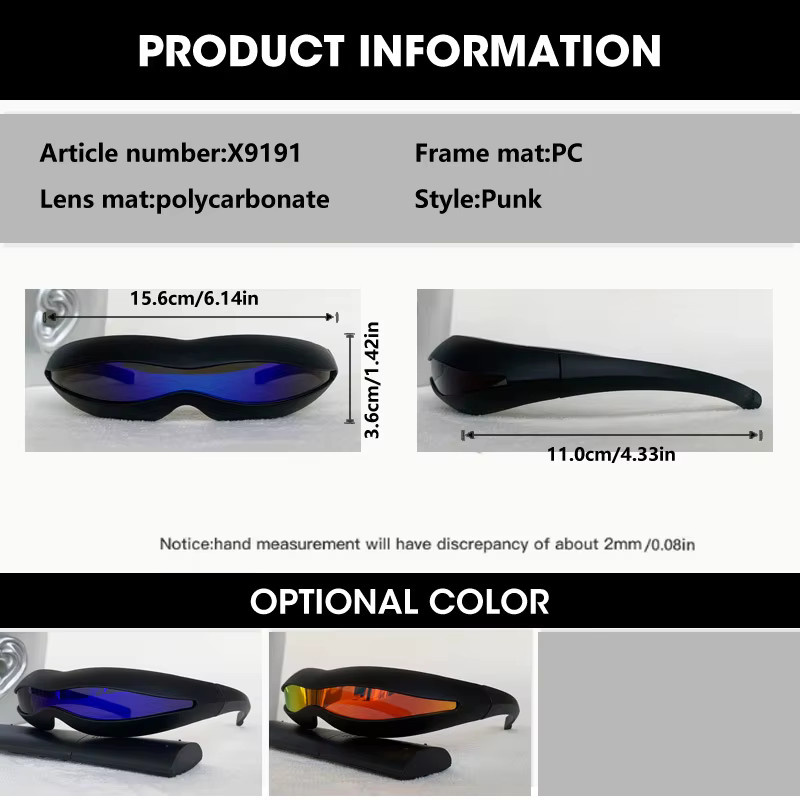 OCYCO Sonnenbrille, Herren, Vollrand, Schwarz, Polarisiert, Kunststoff - Bild 3