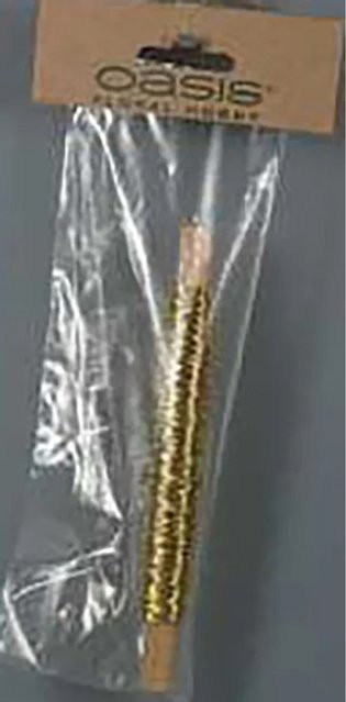 Flower Power Kupferlack Draht in Gold - Bild 1