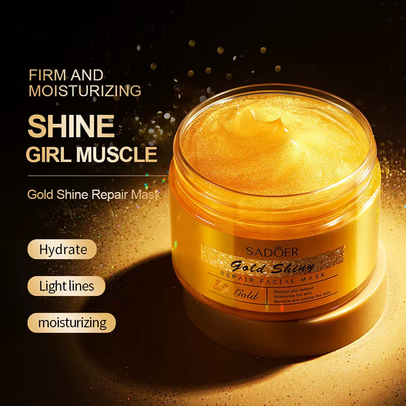 SADOER Gold Serum Creme Schlafmaske, Gesicht - Bild 4