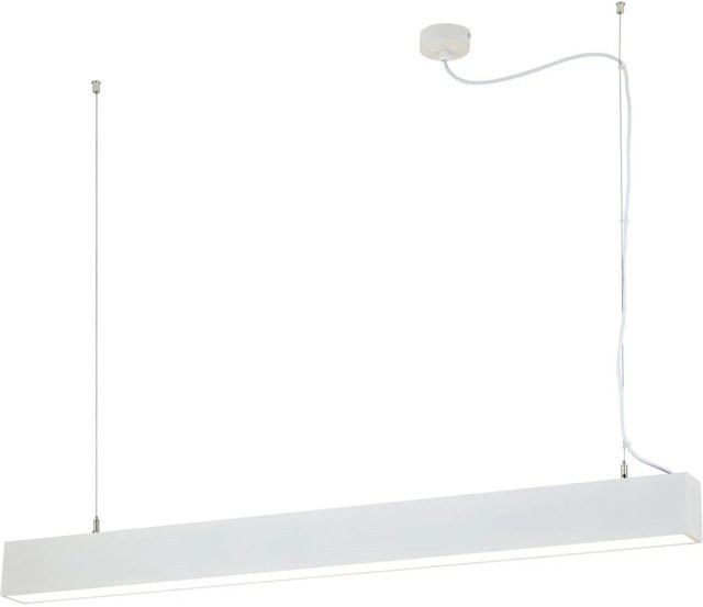 Orion Leuchten LED Hängeleuchte Weiß mit 38W und 3980lm im modernen minimalistischen Design - Bild 1
