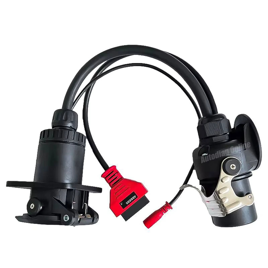 ISO 7638 EBS/ABS-Diagnosekabel für Bosch, Wabco und Knorr Wabco LKW mit USB-C Anschluss, Farbe: Schwarz - Bild 6