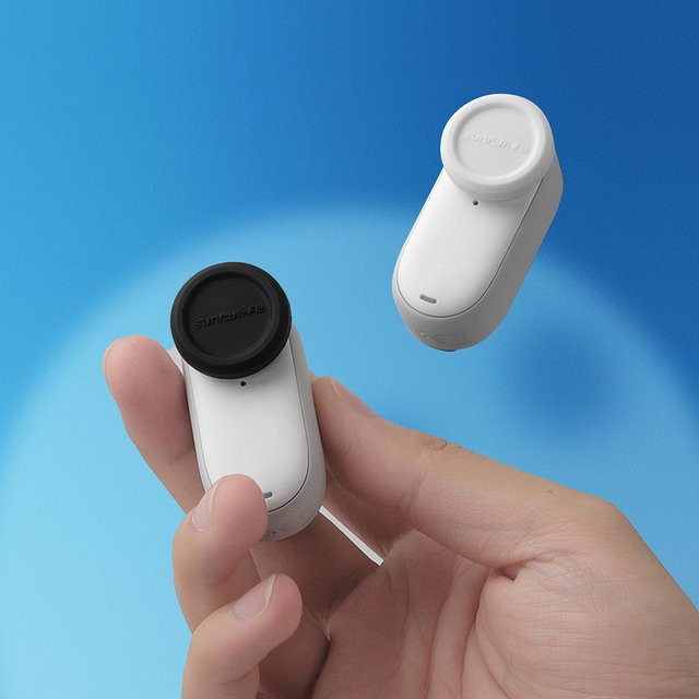 Insta360 Silikon Objektiv Abdeckung für Insta360 GO 3S in Schwarz - Bild 1