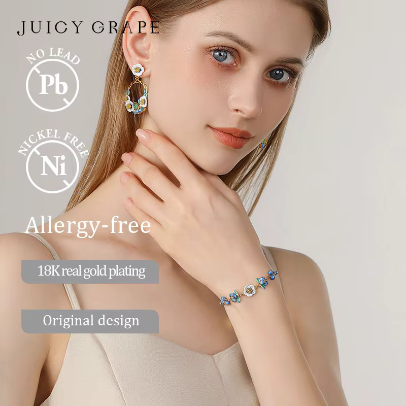 Juicy Grape Armband, 18K vergoldet, Gold, Kinder - Bild 2