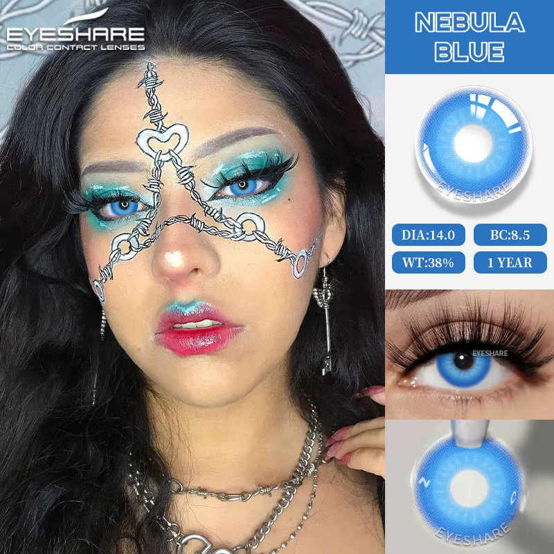 EYESHARE Anime farbige Kontaktlinsen, Blau - Bild 2