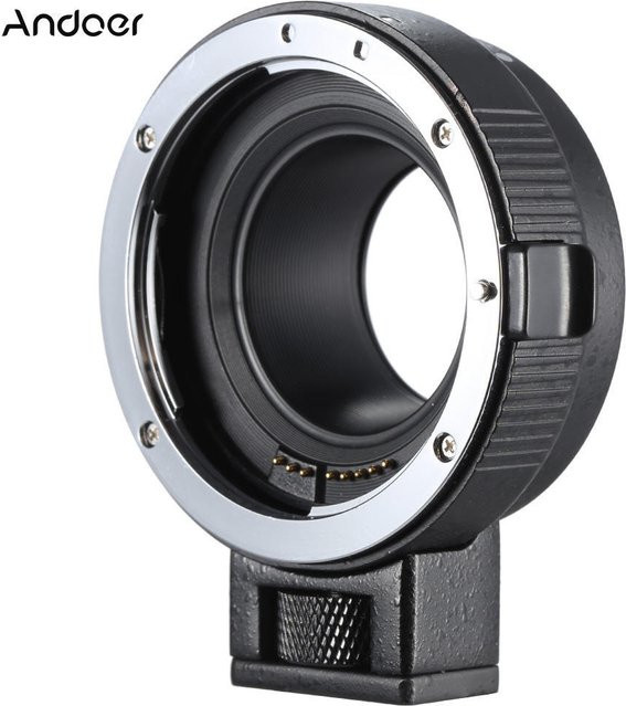 Andoer Kameraobjektiv-Adapterring für Canon EF/EF-S auf Canon EOS M/EF-M, Grau - Bild 1