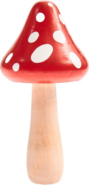Rico Design Fliegenpilz aus Holz in Dunkelrot groß - Bild 1