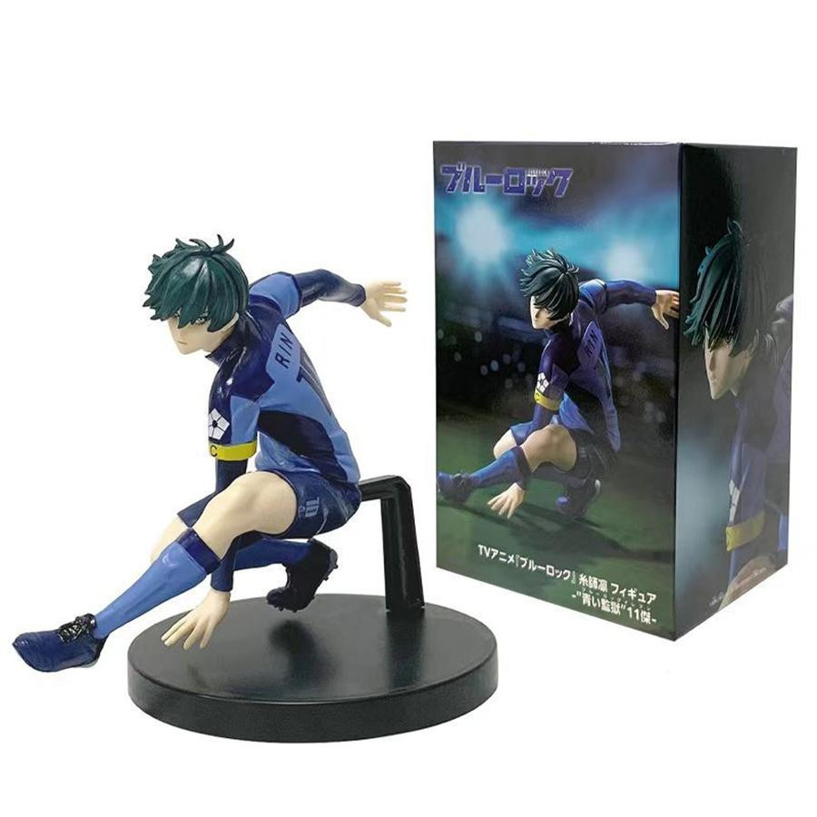 Yiran toy 1 Blue Lock Nagi Seishirou Action-Modell Figur PVC Blau - Bild 3