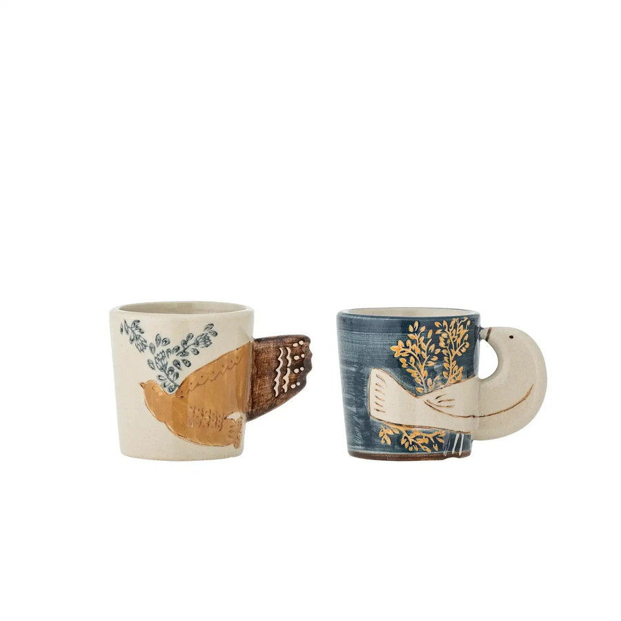 Bloomingville Espressotasse Hezha Blau 2er-Set 55 ml - Bild 1
