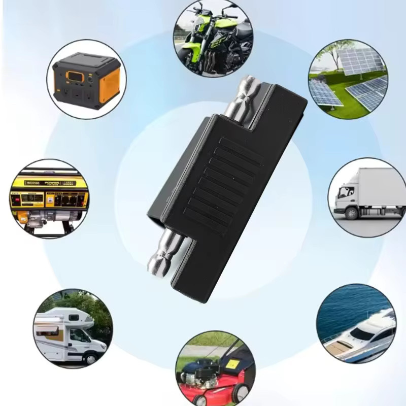 V27 SAE-Steckeradapter als Schnelltrennkabel für Solarpanels und Batterieladegeräte, 12 V und 24 V, Schwarz - Bild 5