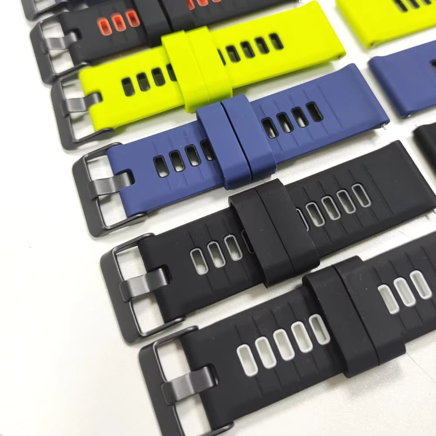 Silikon Sport Armband für COLMI Smartwatches P71 P81 C81 M42 V68 V70 P73 P76 C8 Max, Breite: 22 mm und 20 mm - Bild 2