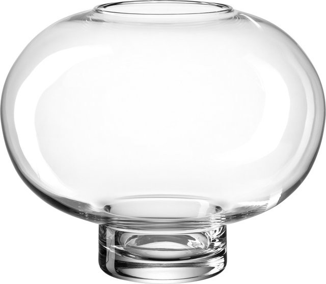 Leonardo Vase VERNAZZA aus Glas, transparent, geometrisch und modern, Höhe: 18,5 cm - Bild 1