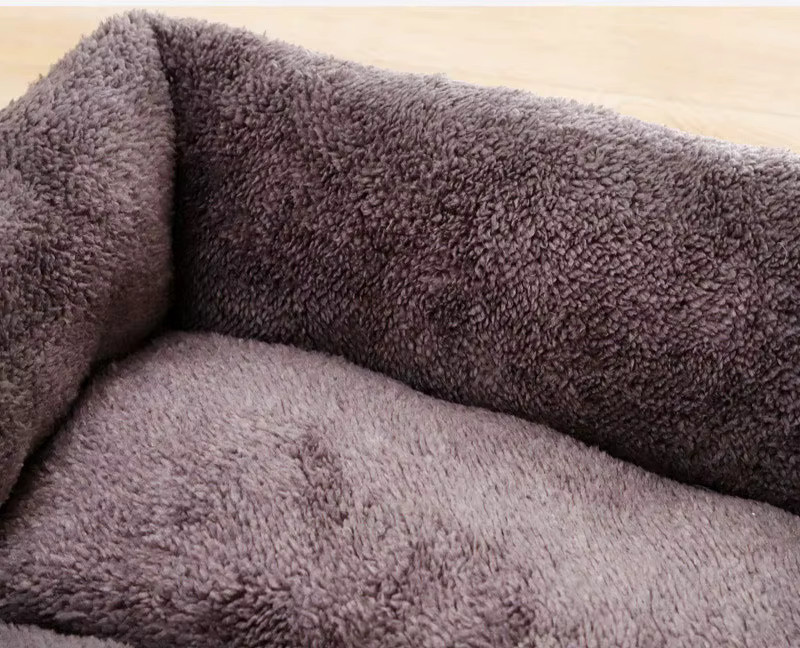 LAPLADOG Hundebett aus Mikrofaser in Schwarz und Grau, rutschfeste und bissfeste Schlafmatte für kleine, mittlere und große Hunde - Bild 2