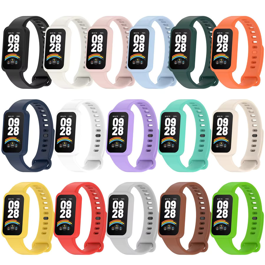 ATOPKEY Armband für Xiaomi Band 9 Aktive, Xiaomi Band 8 Aktive und Redmi Band 3 in Rot - Bild 3