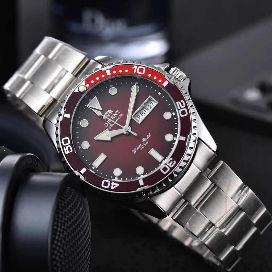 Orient Armbanduhr Automatik, Edelstahl, Schwarz, Herren - Bild 1