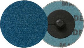 Klingspor Quickchange Disc QRC 411 Schleifscheibe für Metall, Blau, Korn 40, Durchmesser: 50 mm - Bild 1