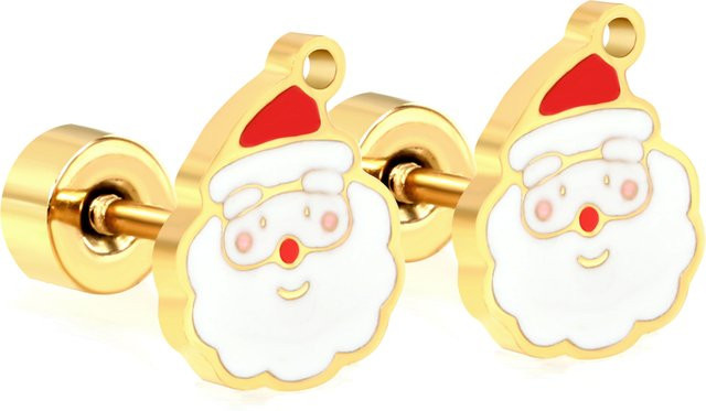 LUXUKISSKIDS Ohrringe, Edelstahl, Gold, Kinder - Bild 1