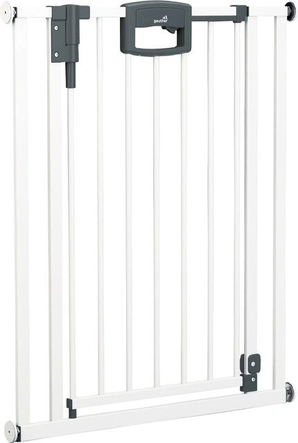 Geuther Tür- und Treppenschutzgitter Easylock Plus aus Metall zum Klemmen, Breite: 68 cm - 76 cm - Bild 1
