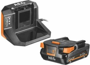 AEG Akku-Starter-Set SETL1820S in Schwarz - Bild 1