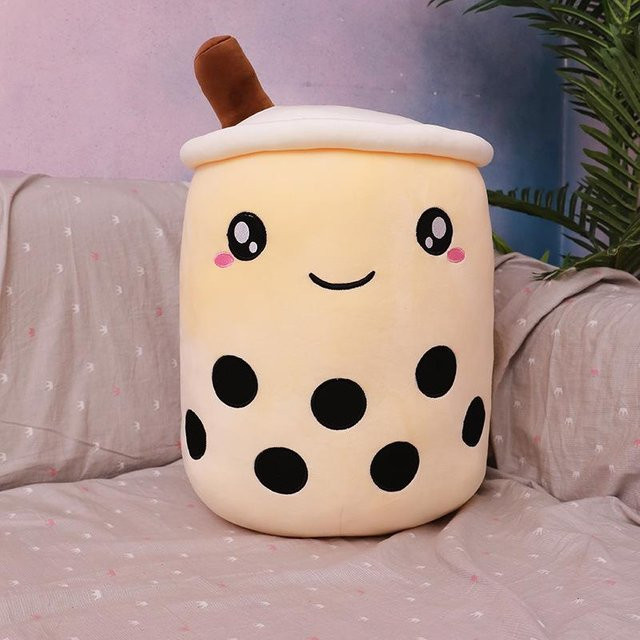 Linyi toy car Bubble Tea Plüschtier, Boba Milchtee Kuscheltier, Bunt / Mehrfarbig - Bild 1