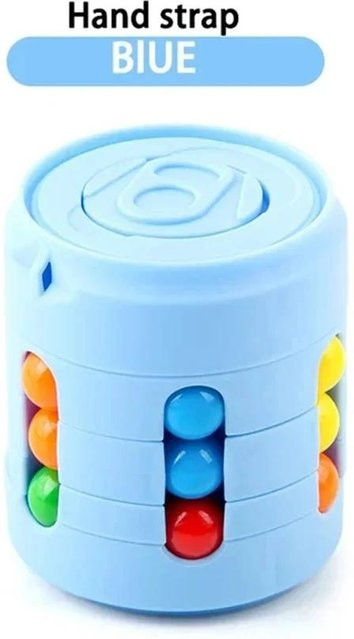 Fashnics Magisches rotierendes Bohnen-Puzzle-Würfelspiel, blau - Bild 1