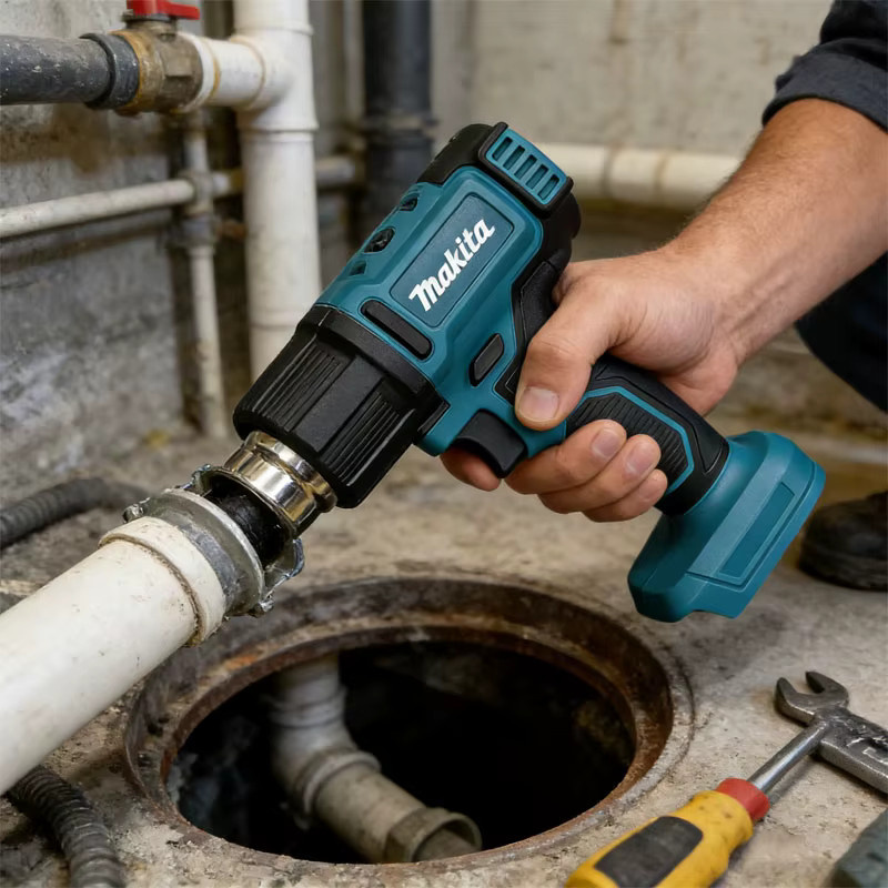 Makita DHG181 Kabelloser Heißluftföhn 18V LXT Lithium in Petrol - Bild 2