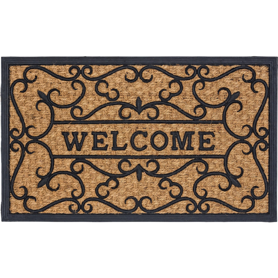 Astra Fußmatte Coco Deluxe Light Welcome in Braun, B/T: 45 x 75 cm - Bild 2