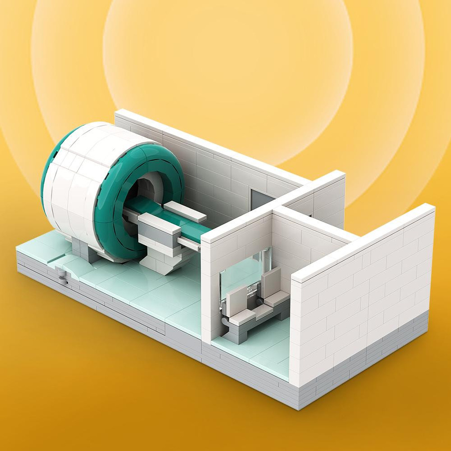 Gobricks MOC MRT-Scanner Bausteine Modell Medizinisches Gerät ab 14 Jahren - Bild 2