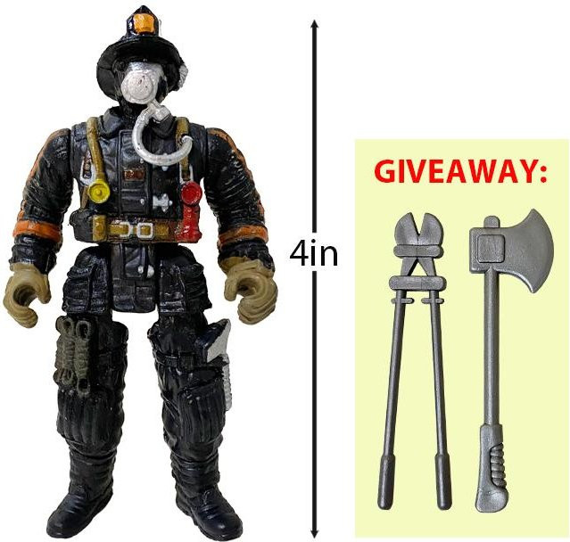 Yiran toy 1 Feuerwehrleute Actionfiguren, Feuerwehr, ab 3 Jahren - Bild 1