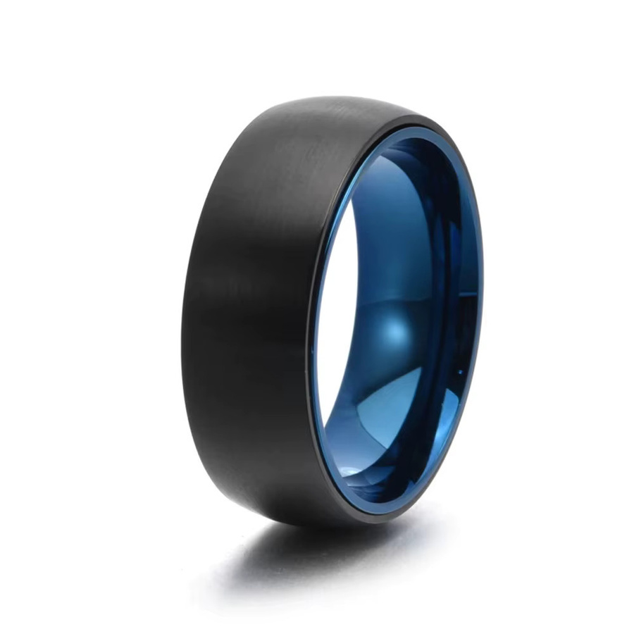 Rotierender Ring Titan, Schwarz, Herren, 8 mm - Bild 4