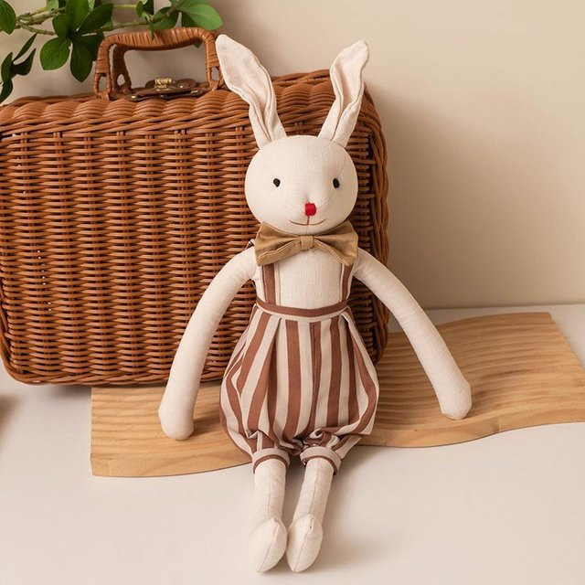 Yiran toy Ballett Hase Plüschtier, Weiß, 37cm - Bild 1