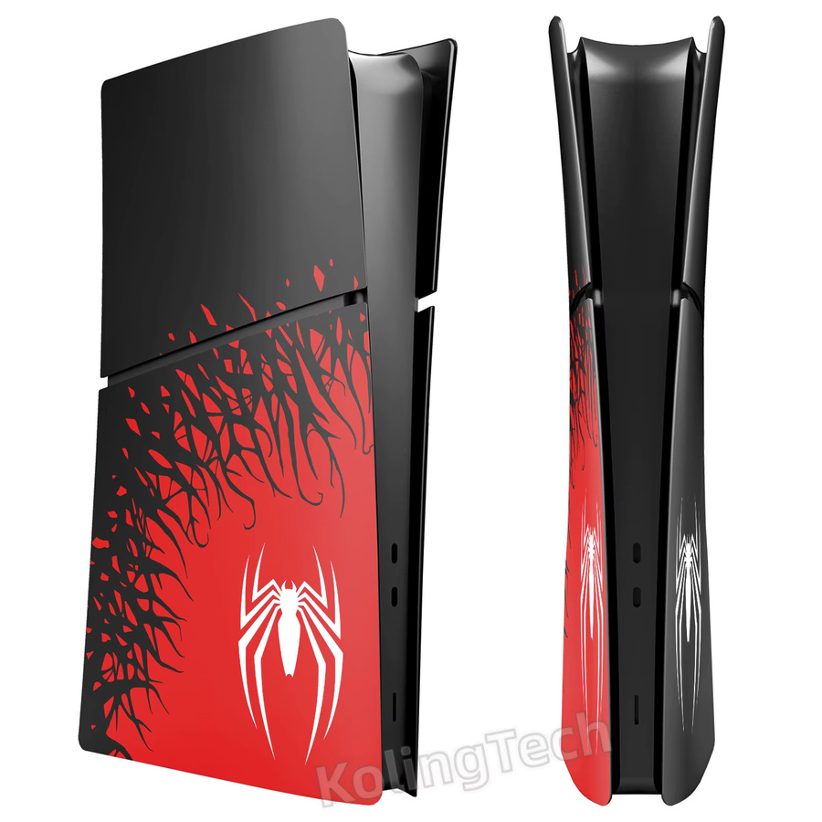 JazPlate Staubdichte Seitenteile und Spinnen-Frontplatte für PlayStation 5 Slim Zubehör Set - Bild 5