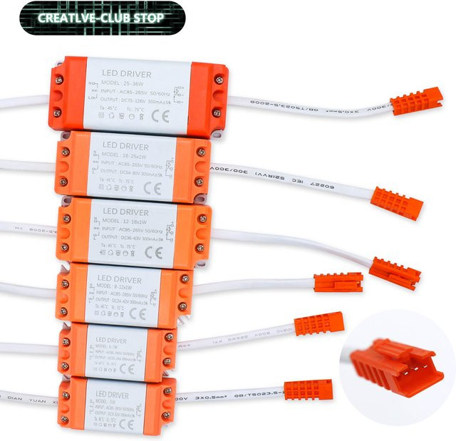DT&ZM LED-Doppelfarbtreiber 300 mA AC 220 V Netzteil für Beleuchtungstransformator - Bild 1
