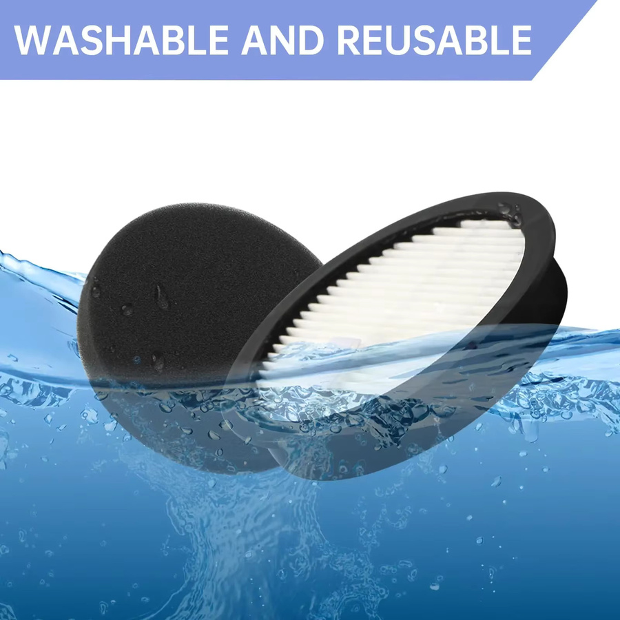 HEPA-Filter und Schwammfilter Set von HOME TIMES kompatibel mit AceVac 11, Afoddon A200Pro/A200 und ORFELD B08/C10A/C10G Akku-Staubsaugern - Bild 3