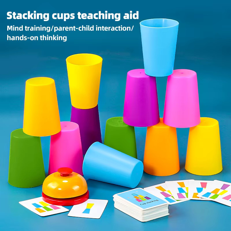 KNYYSECQ Stapelbecher, Bunt / Mehrfarbig, Desktop-Spielzeug - Bild 2