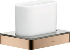 Hansgrohe Axor Zahnglas aus Glas für die Wandmontage in Polished Red Gold - Bild 1
