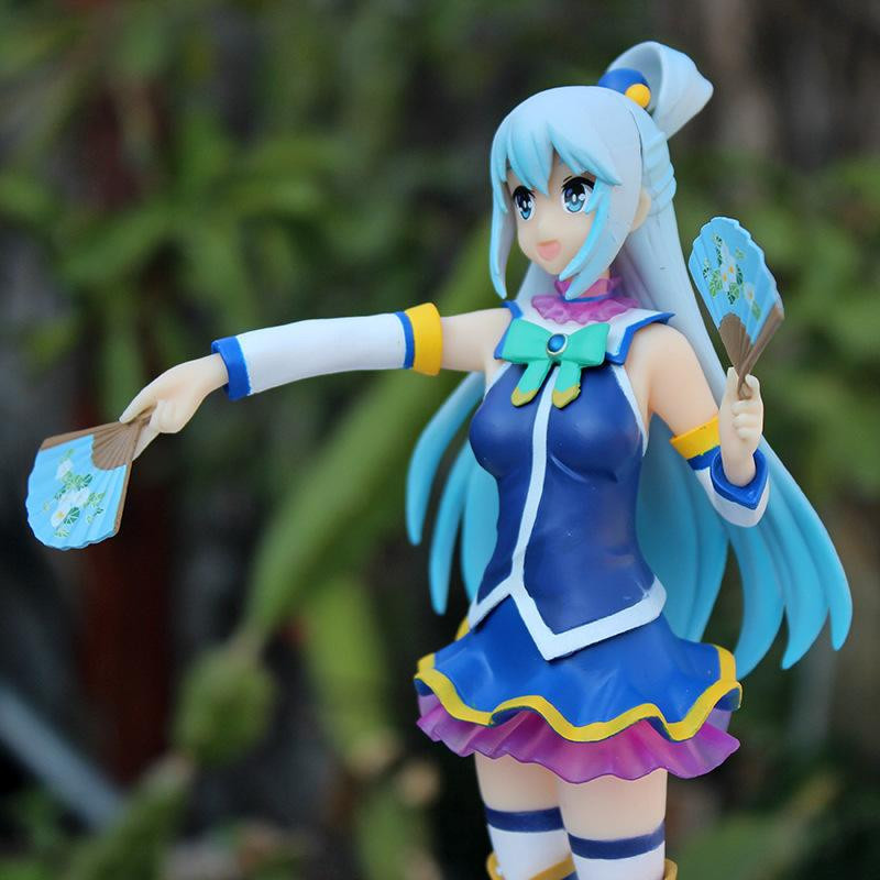 Yiran toy 1 Kono Subarashii Sekai ni Shukufuku o! Aqua Actionfigur PVC meergrün - Bild 2