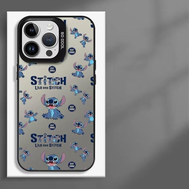 Stitch Handyhülle in Blau für Xiaomi Redmi Note 14 13 12 Pro Plus 11 Pro 15C 14C 13C 4G Hartes IMD Cover - Bild 1