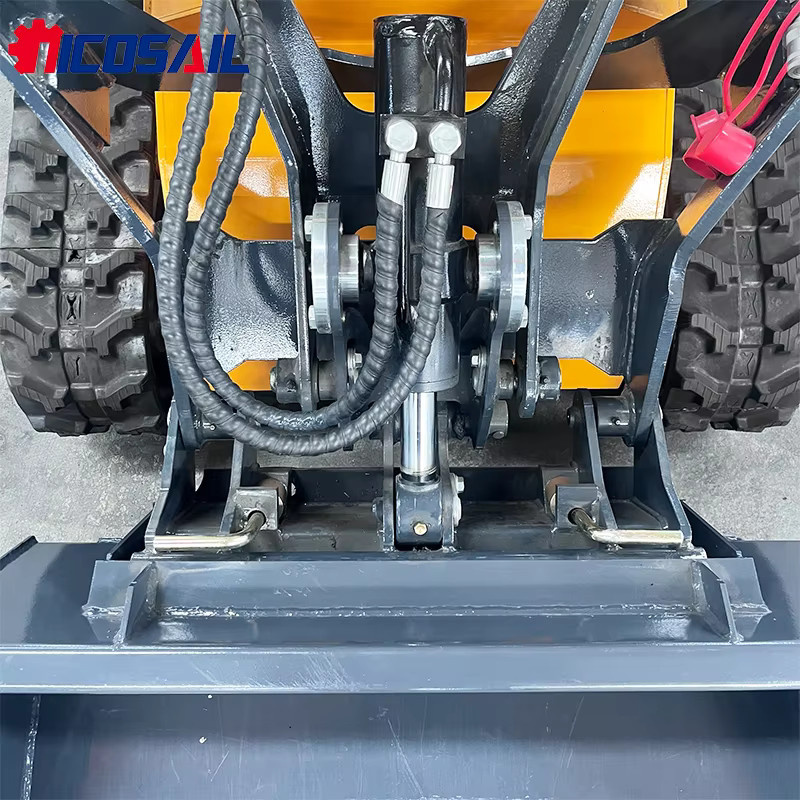 Kubota Mini Skidsteer Loader Kompaktlader mit Diesel Raupenantrieb in Gelb - Bild 3
