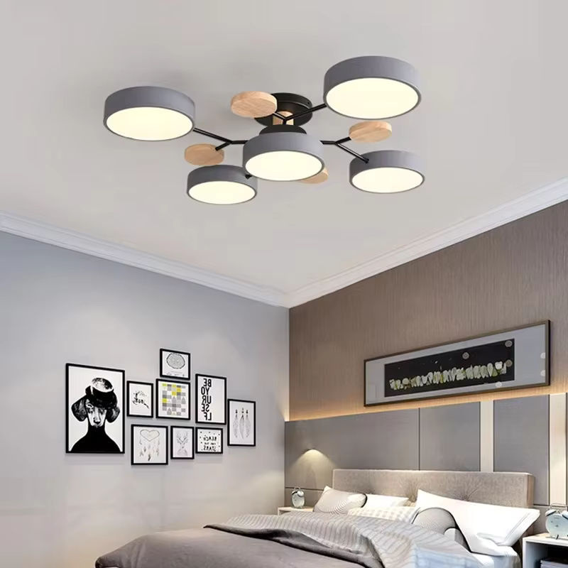 IRALAN Moderne LED-Deckenleuchte in Ringform, runder Deckenleuchter mit 3 Farbmodi für Wohnzimmer und Schlafzimmer, Schwarz/Weiß - Bild 2