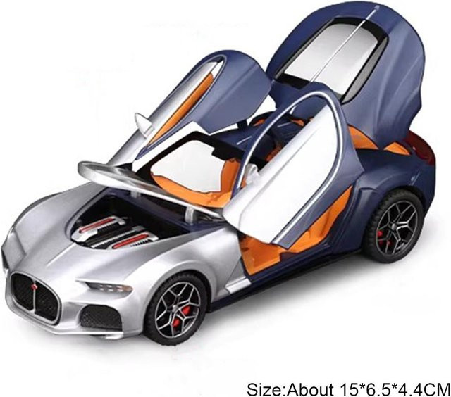 Linyi toy car Atlantic Divo Modellauto, 1:32, Metall, Sound und Licht, ab 14 Jahren - Bild 1