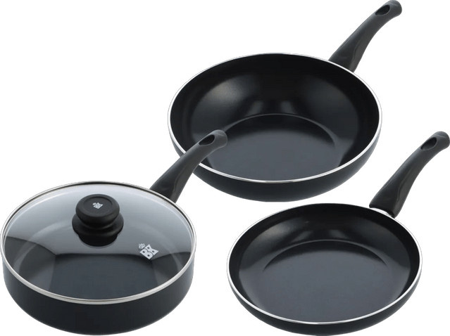 BK Brilliant Bratpfannenset mit Schmorpfanne, Durchmesser: 24 cm und 28 cm - Bild 1