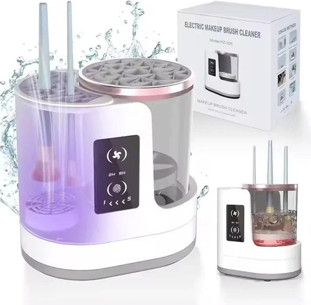 jinmeige Elektrische Kosmetikpinsel Reinigungsmaschine und Trockner, weiß - Bild 1
