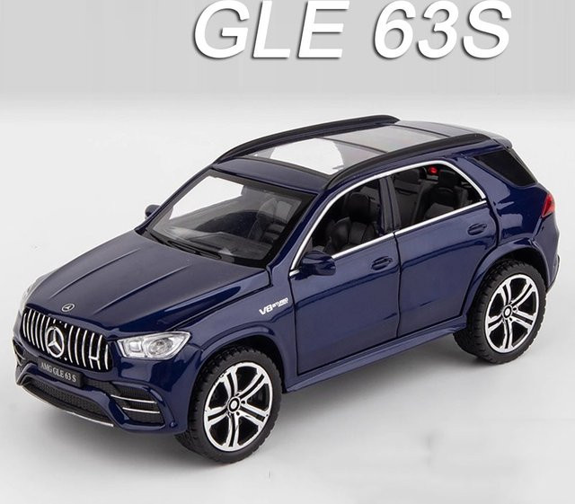 RMZ City Diecast Modellauto GLE 63S SUV aus Metall im Maßstab 1:32 in Weiß oder Schwarz - Bild 1