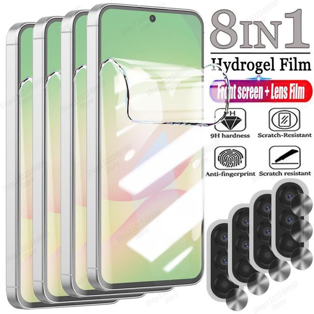 8in1 Hydrogel-Schutzfolie für Samsung Galaxy A57 A56 A53 A37 Display und Kamera transparent - Bild 1