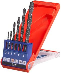 Kwb HSS Metall-Spiralbohrer-Set 6-teilig mit Kassette - Bild 2