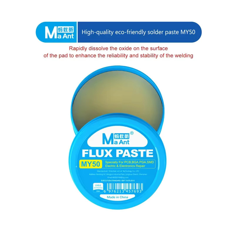 MaAnt MY50 Lötflussmittelpaste für bleifreie Elektronik-Reparaturen an PCB, BGA und Handys - Bild 5