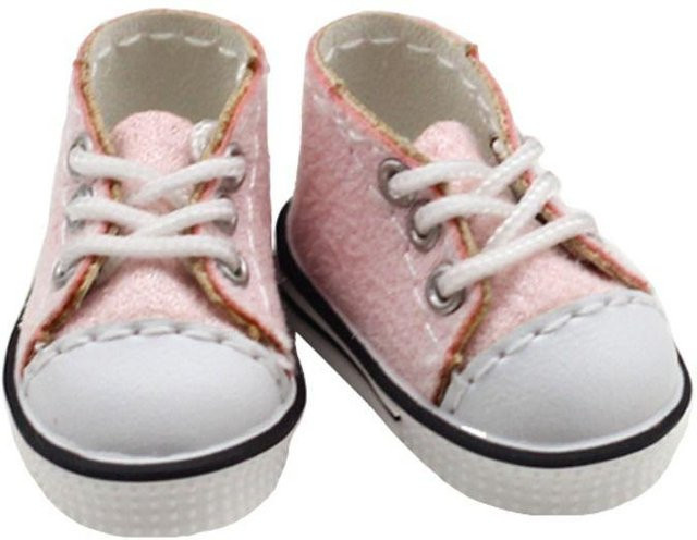 Binchi Outdoor Product Puppen Mini Leinenschuhe, 1 Paar, Rosa, ab 3 Jahren - Bild 1
