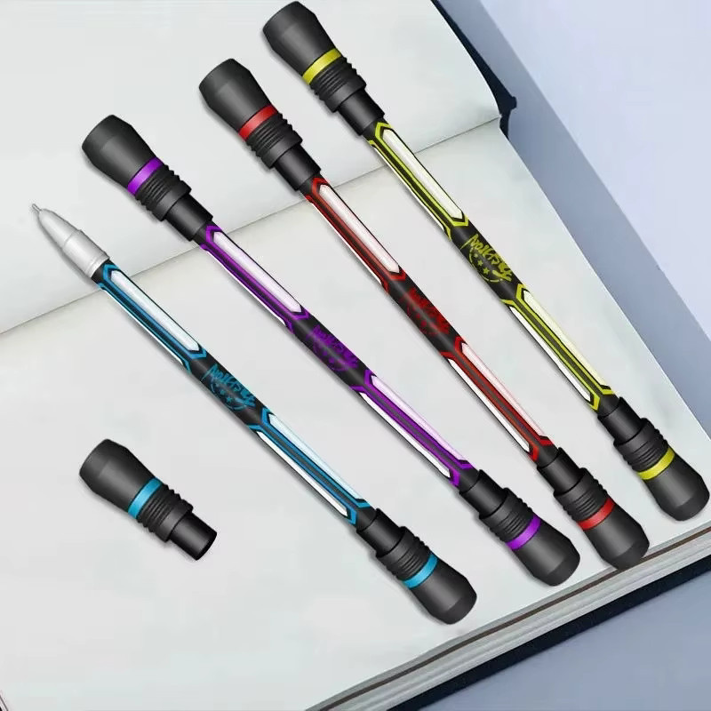 Fidget Spinner Stift-Set mit 0,5mm Kugelschreiber in Multicolour zur Stressbewältigung und Konzentration - Bild 4